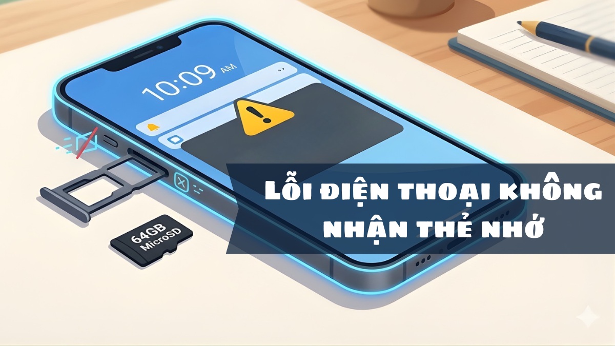 Lỗi điện thoại không nhận thẻ nhớ và cách khắc phục hiệu quả